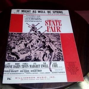 Vgt NEW STATE FAIR 1945 sheet music